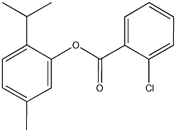 2-isopropyl-5-methylphenyl 2-chlorobenzoate|