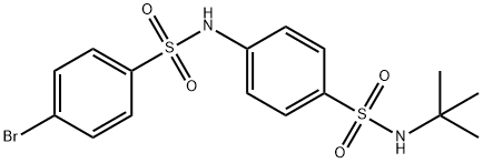590398-72-4 4-{[(4-bromophenyl)sulfonyl]amino}-N-(tert-butyl)benzenesulfonamide