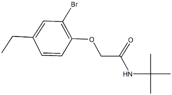 590400-43-4 2-(2-bromo-4-ethylphenoxy)-N-(tert-butyl)acetamide