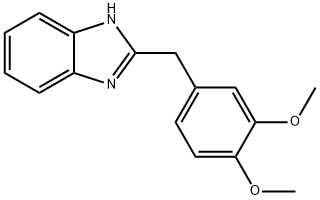 2-(3,4-dimethoxybenzyl)-1H-benzimidazole Struktur