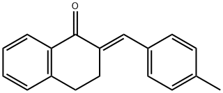 2-(4-methylbenzylidene)-3,4-dihydro-1(2H)-naphthalenone,59082-26-7,结构式