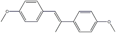 1-methoxy-4-[2-(4-methoxyphenyl)-1-methylvinyl]benzene Structure