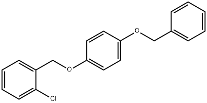 1-{[4-(benzyloxy)phenoxy]methyl}-2-chlorobenzene Structure