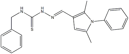 2,5-dimethyl-1-phenyl-1H-pyrrole-3-carbaldehyde N-benzylthiosemicarbazone|