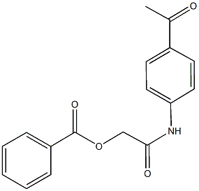 592549-34-3 2-(4-acetylanilino)-2-oxoethyl benzoate