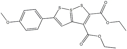 diethyl 5-(4-methoxyphenyl)-7lambda~4~-[1,2]dithiolo[5,1-e][1,2]dithiole-2,3-dicarboxylate|