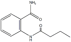 2-(butyrylamino)benzamide Structure