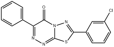 7-(3-chlorophenyl)-3-phenyl-4H-[1,3,4]thiadiazolo[2,3-c][1,2,4]triazin-4-one|