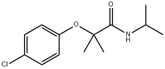 2-(4-chlorophenoxy)-N-isopropyl-2-methylpropanamide Struktur