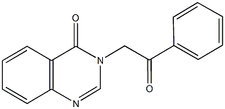 3-(2-oxo-2-phenylethyl)-4(3H)-quinazolinone Structure