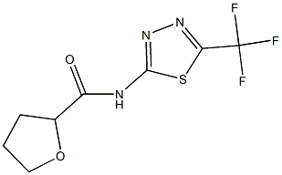 N-[5-(trifluoromethyl)-1,3,4-thiadiazol-2-yl]tetrahydro-2-furancarboxamide|