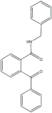 2-benzoyl-N-benzylbenzamide Structure