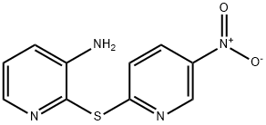 3-amino-2-({5-nitropyridin-2-yl}thio)pyridine Struktur