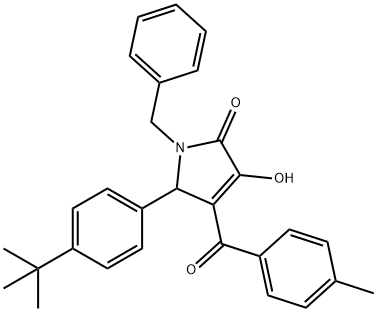 608107-56-8 1-benzyl-5-(4-tert-butylphenyl)-3-hydroxy-4-(4-methylbenzoyl)-1,5-dihydro-2H-pyrrol-2-one