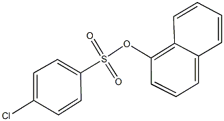 1-naphthyl4-chlorobenzenesulfonate Structure