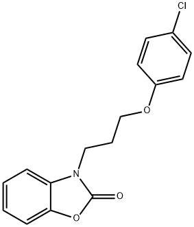 3-[3-(4-chlorophenoxy)propyl]-1,3-benzoxazol-2(3H)-one,609335-35-5,结构式