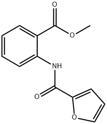 2-(呋喃-2-甲酰胺基)苯甲酸甲酯,60943-80-8,结构式