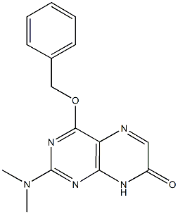 4-(benzyloxy)-2-(dimethylamino)-7(8H)-pteridinone Structure