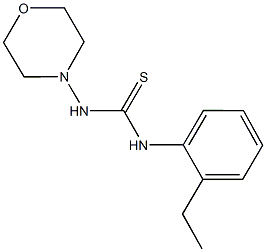 609822-76-6 N-(2-ethylphenyl)-N'-(4-morpholinyl)thiourea