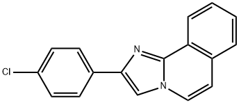 2-(4-chlorophenyl)imidazo[2,1-a]isoquinoline,61001-05-6,结构式