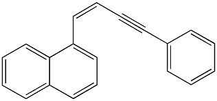 1-(4-phenyl-1-buten-3-ynyl)naphthalene,61081-25-2,结构式