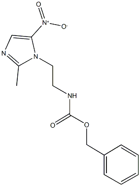 benzyl 2-{5-nitro-2-methyl-1H-imidazol-1-yl}ethylcarbamate Structure