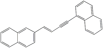 1-[4-(2-naphthyl)-3-buten-1-ynyl]naphthalene Structure