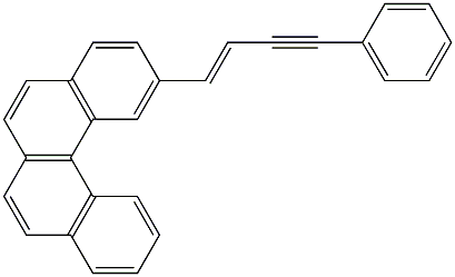 2-(4-phenyl-1-buten-3-ynyl)benzo[c]phenanthrene Structure