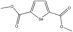 dimethyl selenophene-2,5-dicarboxylate 结构式