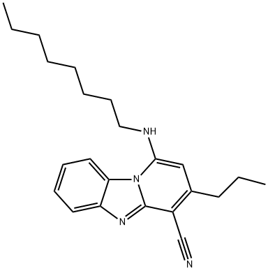 1-(octylamino)-3-propylpyrido[1,2-a]benzimidazole-4-carbonitrile|