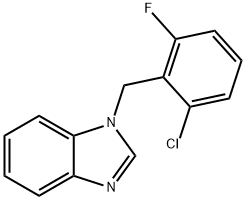 1-(2-chloro-6-fluorobenzyl)-1H-benzimidazole Structure