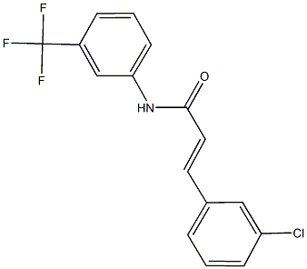 61592-76-5 3-(3-chlorophenyl)-N-[3-(trifluoromethyl)phenyl]acrylamide