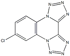 9-chloroditetraazolo[1,5-a:5,1-c]quinoxaline Structure