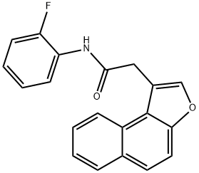 N-(2-fluorophenyl)-2-naphtho[2,1-b]furan-1-ylacetamide|