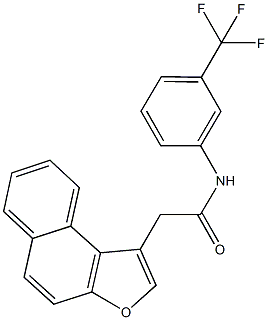 2-naphtho[2,1-b]furan-1-yl-N-[3-(trifluoromethyl)phenyl]acetamide Structure