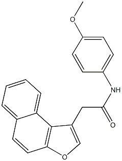 N-(4-methoxyphenyl)-2-naphtho[2,1-b]furan-1-ylacetamide|