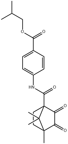 616214-50-7 isobutyl 4-{[(4,7,7-trimethyl-2,3-dioxobicyclo[2.2.1]hept-1-yl)carbonyl]amino}benzoate