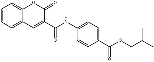 isobutyl 4-{[(2-oxo-2H-chromen-3-yl)carbonyl]amino}benzoate|