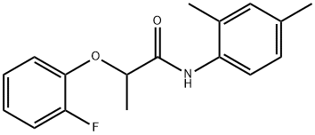 N-(2,4-dimethylphenyl)-2-(2-fluorophenoxy)propanamide Structure