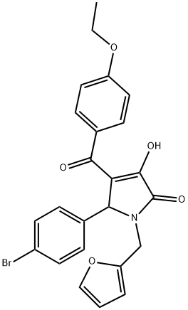 5-(4-bromophenyl)-4-(4-ethoxybenzoyl)-1-(2-furylmethyl)-3-hydroxy-1,5-dihydro-2H-pyrrol-2-one|