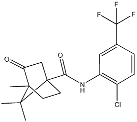 618402-08-7 N-[2-chloro-5-(trifluoromethyl)phenyl]-4,7,7-trimethyl-3-oxobicyclo[2.2.1]heptane-1-carboxamide