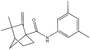 N-(3,5-dimethylphenyl)-3,3-dimethyl-2-methylenebicyclo[2.2.1]heptane-1-carboxamide Structure