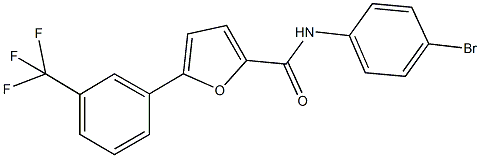 N-(4-bromophenyl)-5-[3-(trifluoromethyl)phenyl]-2-furamide|