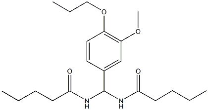 618862-64-9 N-[(3-methoxy-4-propoxyphenyl)(pentanoylamino)methyl]pentanamide
