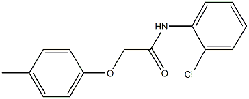 N-(2-chlorophenyl)-2-(4-methylphenoxy)acetamide,62095-65-2,结构式