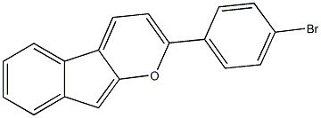 2-(4-bromophenyl)indeno[2,1-b]pyran,62096-35-9,结构式