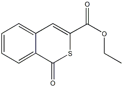 ethyl 1-oxo-1H-isothiochromene-3-carboxylate Structure