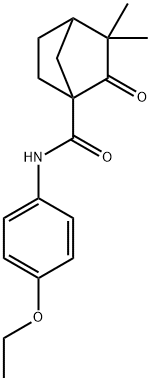 N-(4-ethoxyphenyl)-3,3-dimethyl-2-oxobicyclo[2.2.1]heptane-1-carboxamide Structure