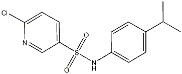 622800-34-4 6-chloro-N-(4-isopropylphenyl)-3-pyridinesulfonamide