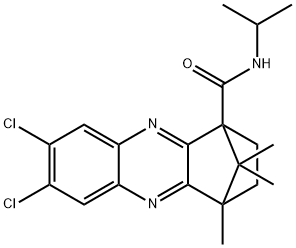 6,7-dichloro-N-isopropyl-12,15,15-trimethyl-3,10-diazatetracyclo[10.2.1.0~2,11~.0~4,9~]pentadeca-2(11),3,5,7,9-pentaene-1-carboxamide,622819-38-9,结构式